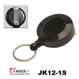 JK12-1S Mini jojo voorzien van riemclip zwart