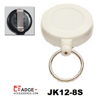 JK12-6S Mini jojo voorzien van riemclip wit