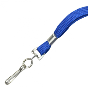 Lanyard 10 mm met metalen haak