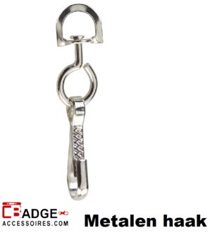 Lanyard 10 mm met metalen haak