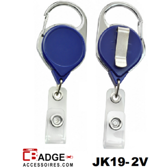 Premium karabijn jojo karabijn-haak en riemclip &amp; koord 91.5 cm BLAUW