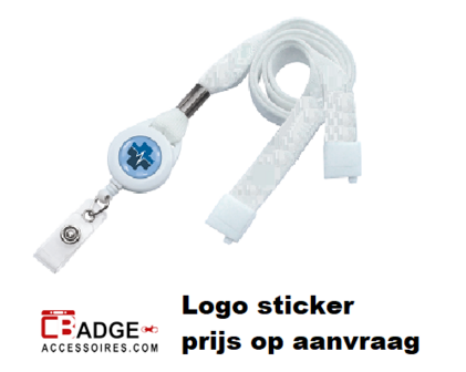 Combi jojo / lanyard break-away versterkt bandje