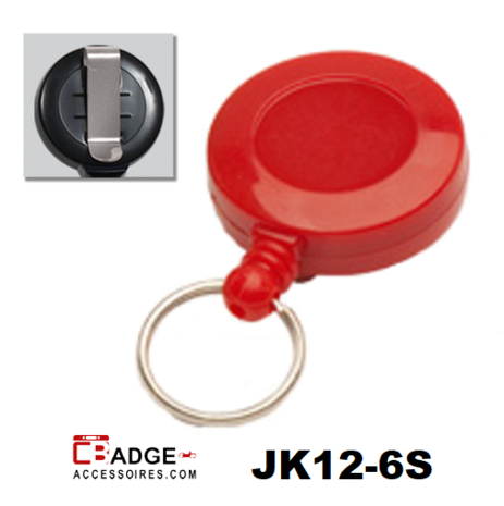 JK12-6S Mini jojo voorzien van riemclip rood