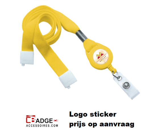 Combi jojo / lanyard break-away versterkt bandje