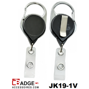 Karabijn Jojo Premium riemclip zwart